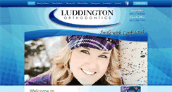 Desktop Screenshot of luddingtonorthodontics.com